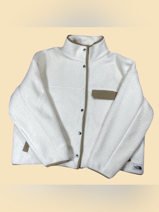 The North Face Jackets & Blazers - The North Face Women’s Cream Teddy Sherpa Jacket with Tan Trim